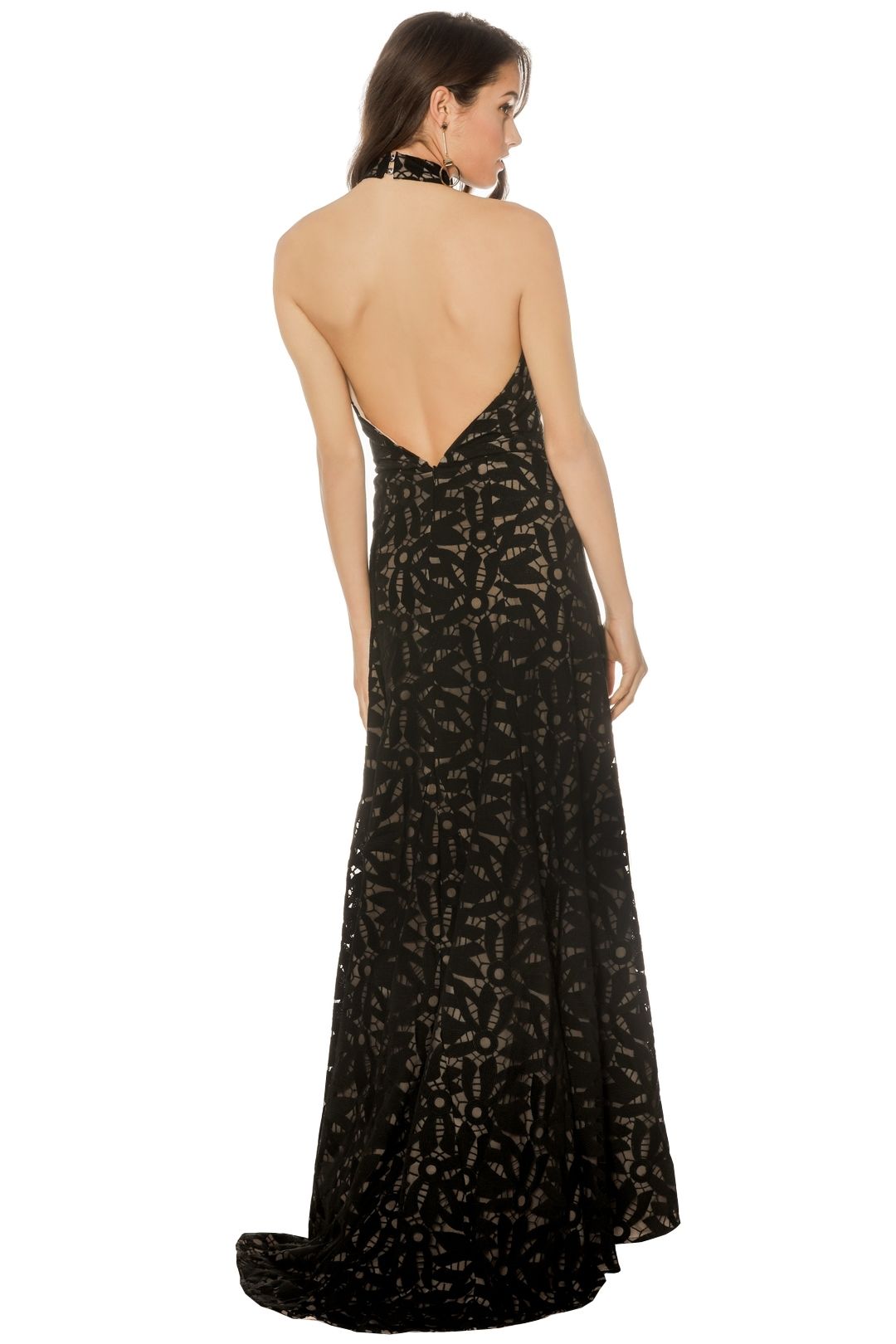 Cooper St - Lady of Venice High Neck Gown - Black - Back