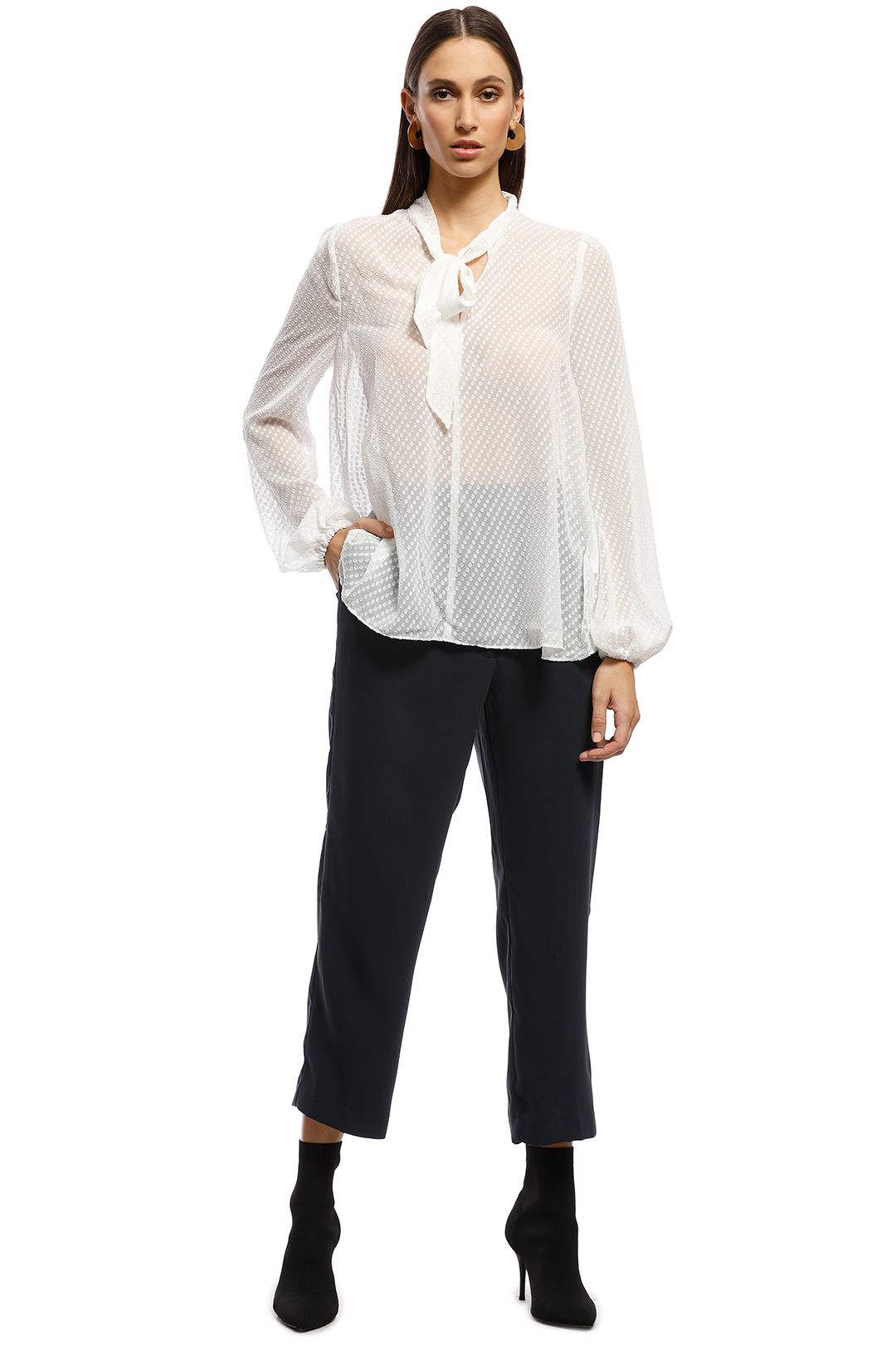 Cooper St - Love Sprung Top - White - Front