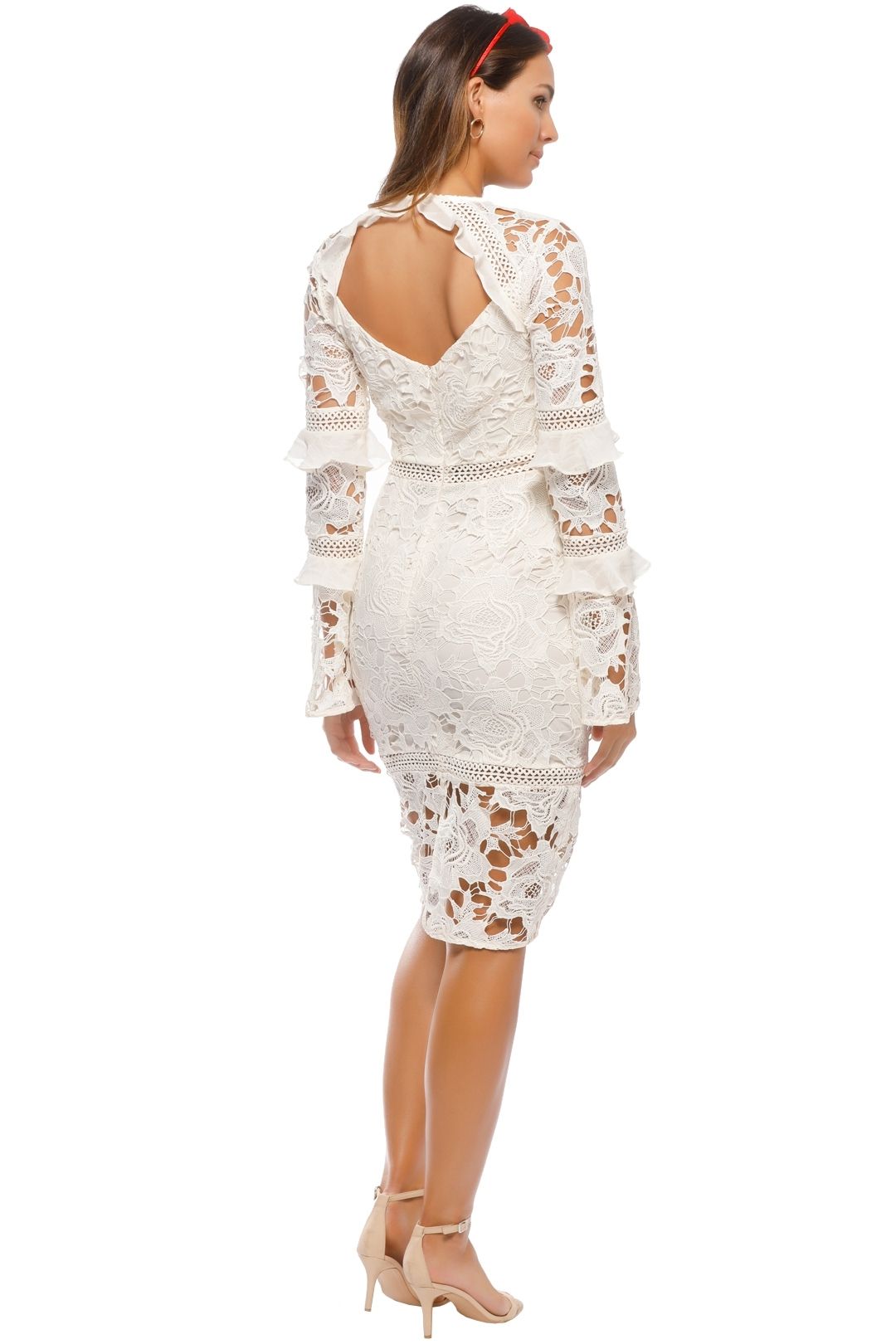 cooper st lace dress Vintage Lace Sleeveless Dress - Black & White COOPER ST, Size 8