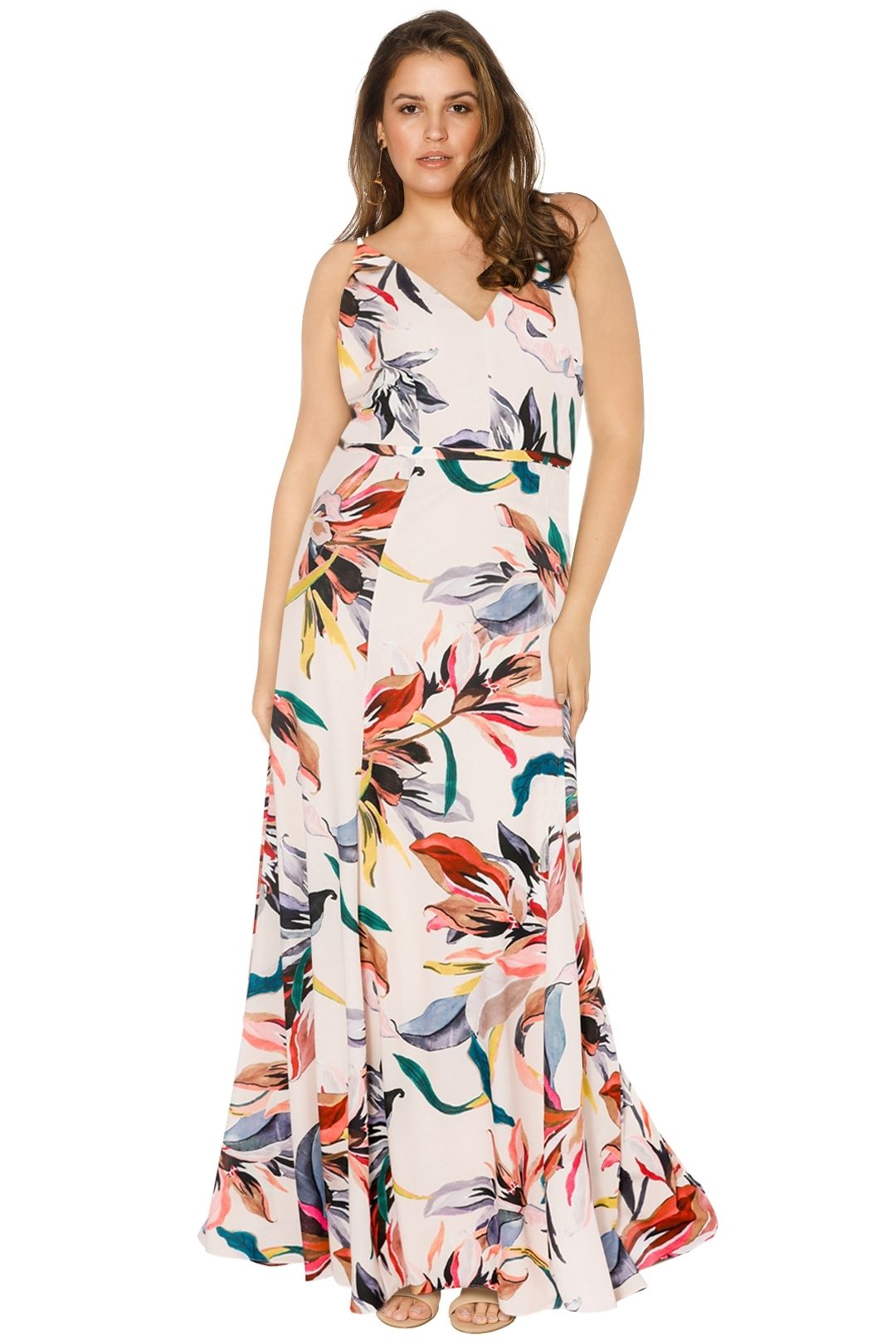 Natalia V Neck Gown by Cooper St for Hire GlamCorner