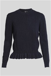 COS - Blue Peplum Hem Knit Jumper