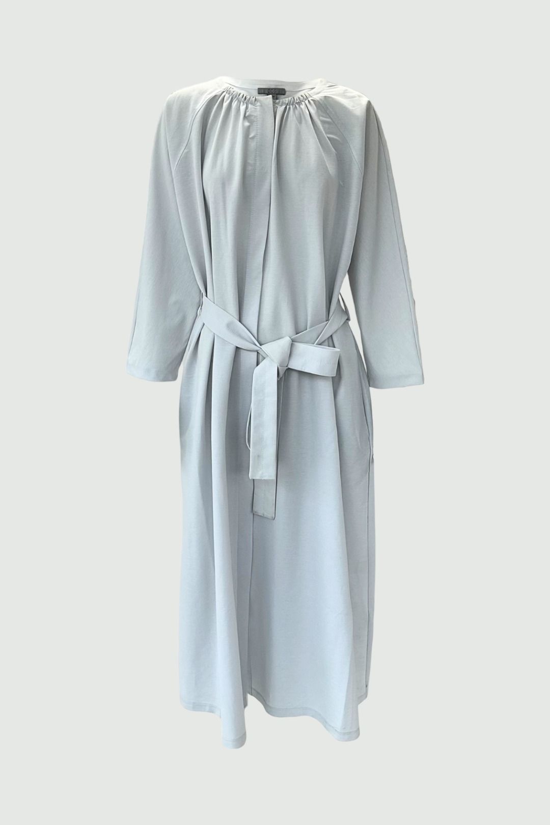Light Blue Button Up Maxi Dress
