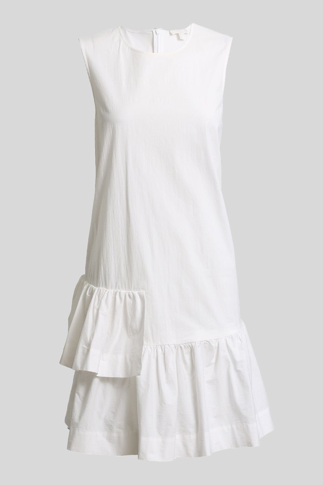 COS - White Ruffle Shift Dress