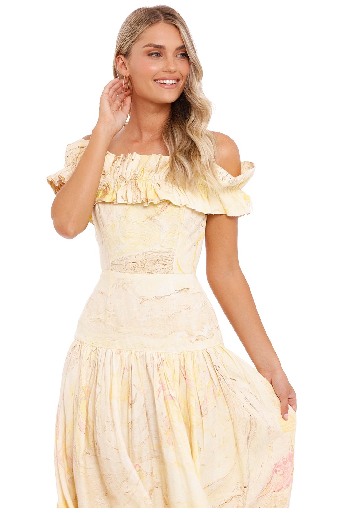 knee length dresses for ladies Alemais Marlow Bodice Dress – Wardrobe Collective NZ main image 0