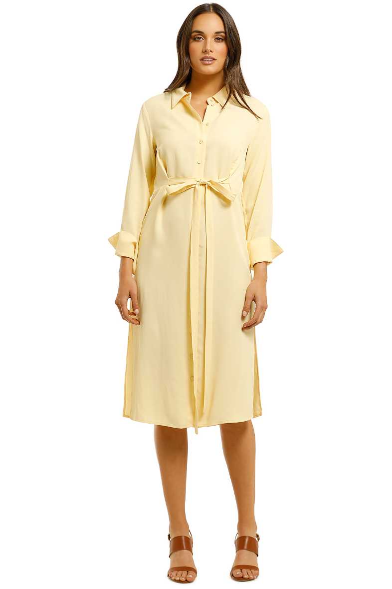 butter yellow shirt dress butter yellow shirt dress