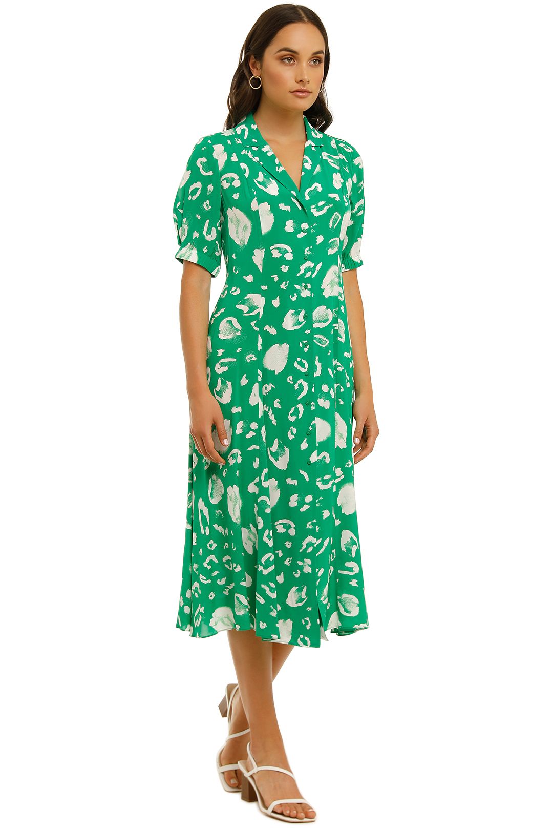 Country-Road-Print-Collared-Shirt-Dress-Vivid-Green-Side