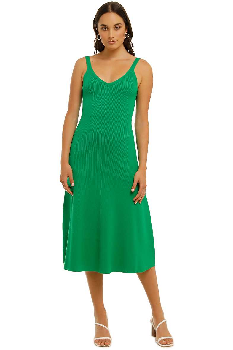 vivid green dress Unique Vintage Plus Size Emerald Green Floral Print Dahlia Swing Dress main image 1
