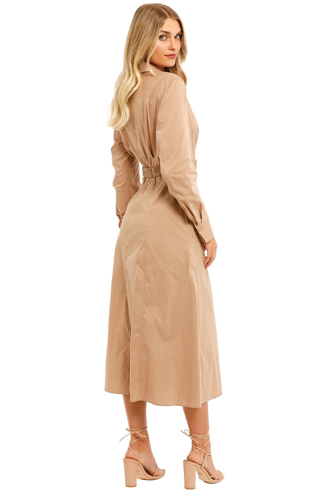 Country road belted denim dress 2025