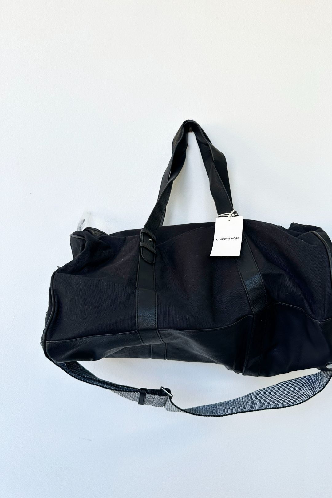 Buy Black Canvas Overnight Bag Country Road GlamCorner