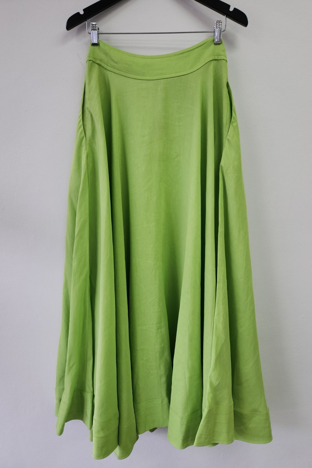 Buy Green Stitch Detail Maxi Skirt Country road GlamCorner