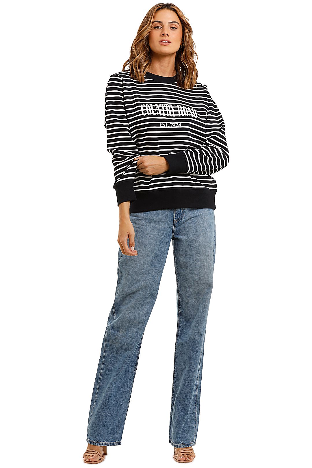 Country Road Heritage Sweat stripe crew neck