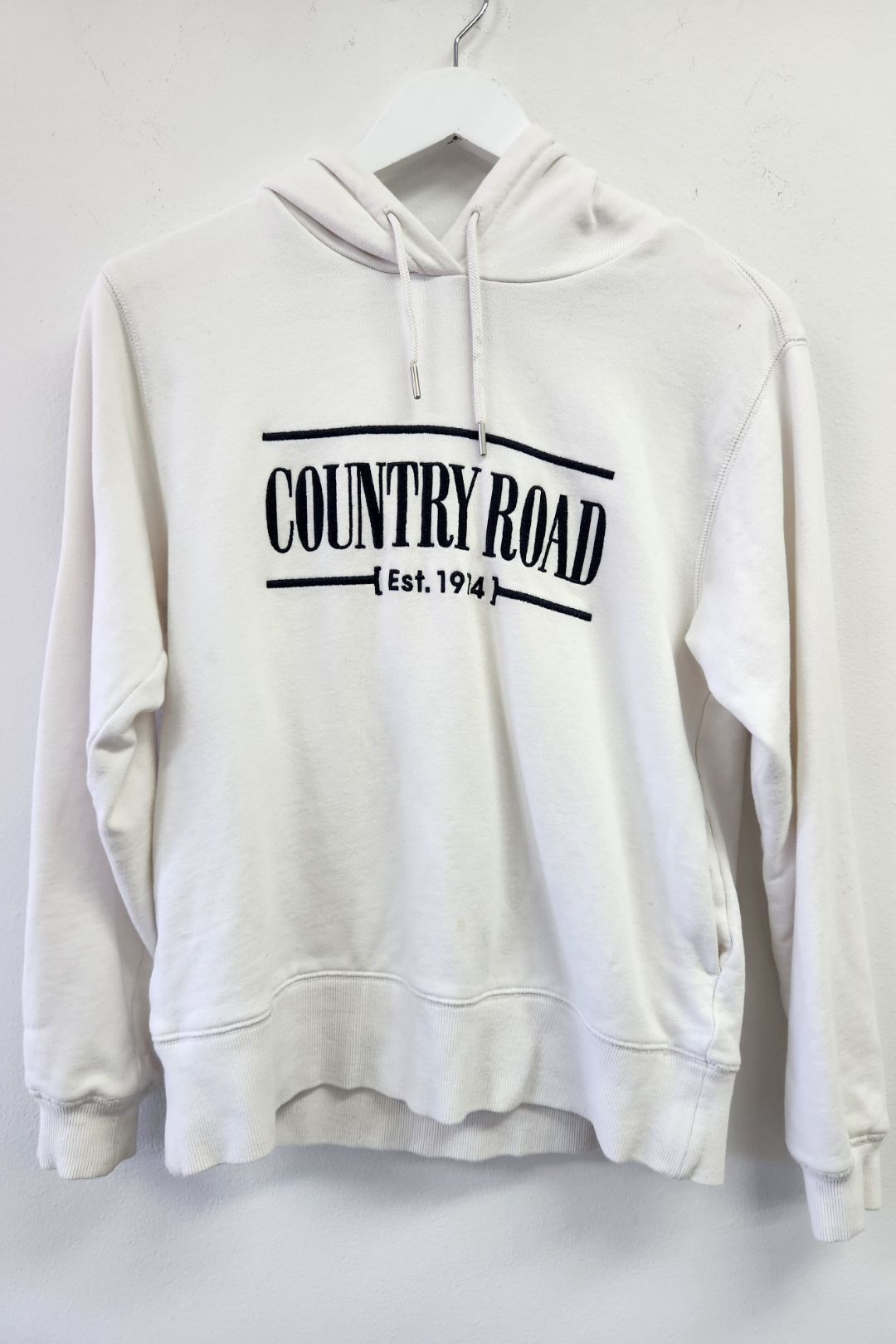 Buy White Heritage Hooded Sweat Country Road GlamCorner