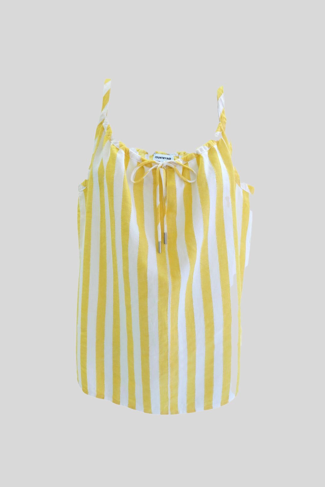 Country Road Yellow and White Stripe Cami