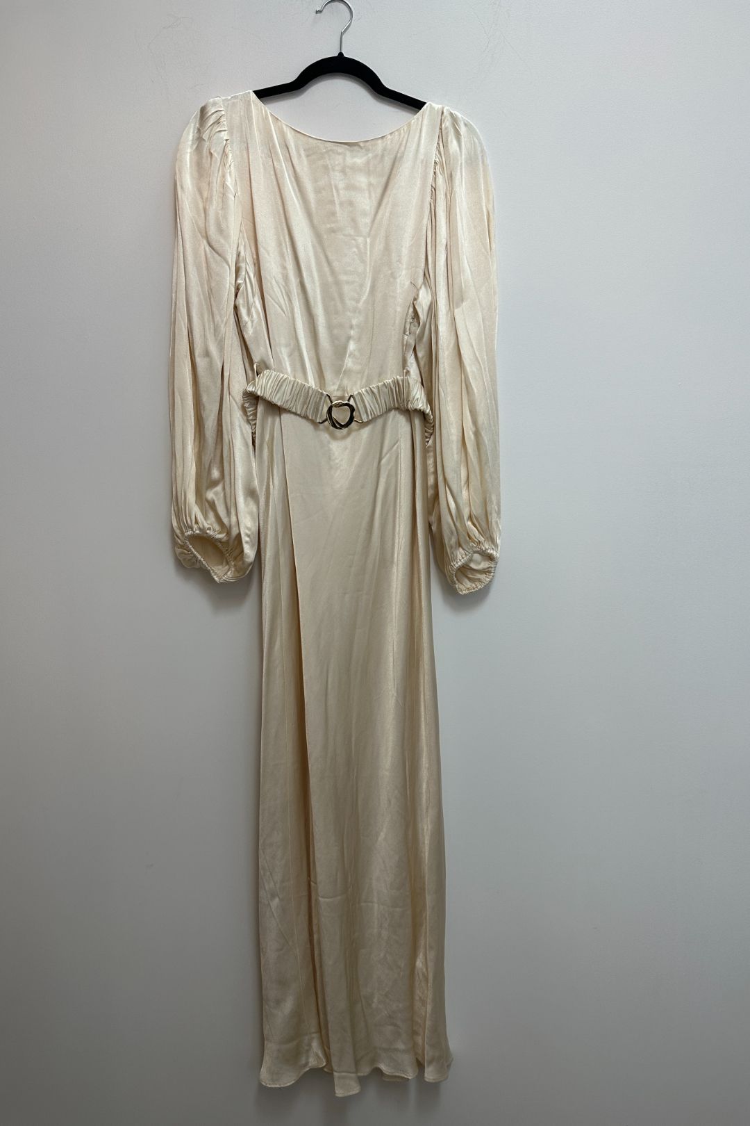 white christmas dresses Amanda Lace Trim Maxi Dress in Butter Yellow main image 1
