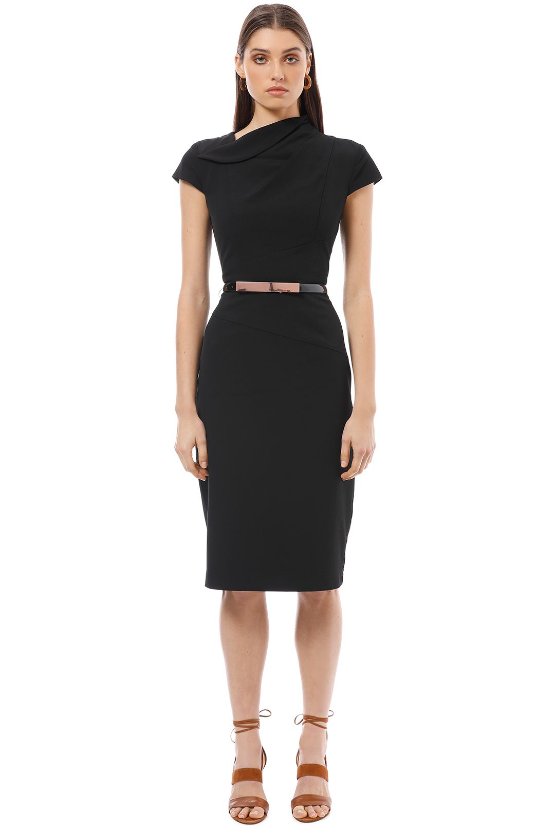 Cue black top dress