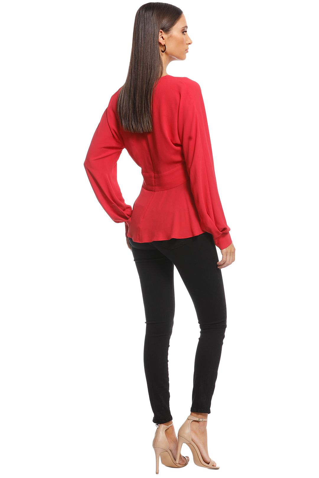 Cue peplum top discount
