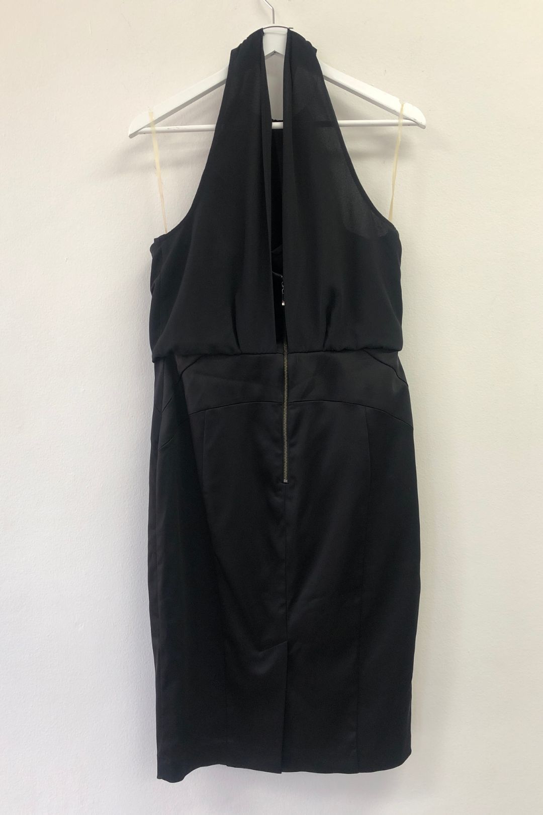 Cue - Black Halter Neck Mini Dress