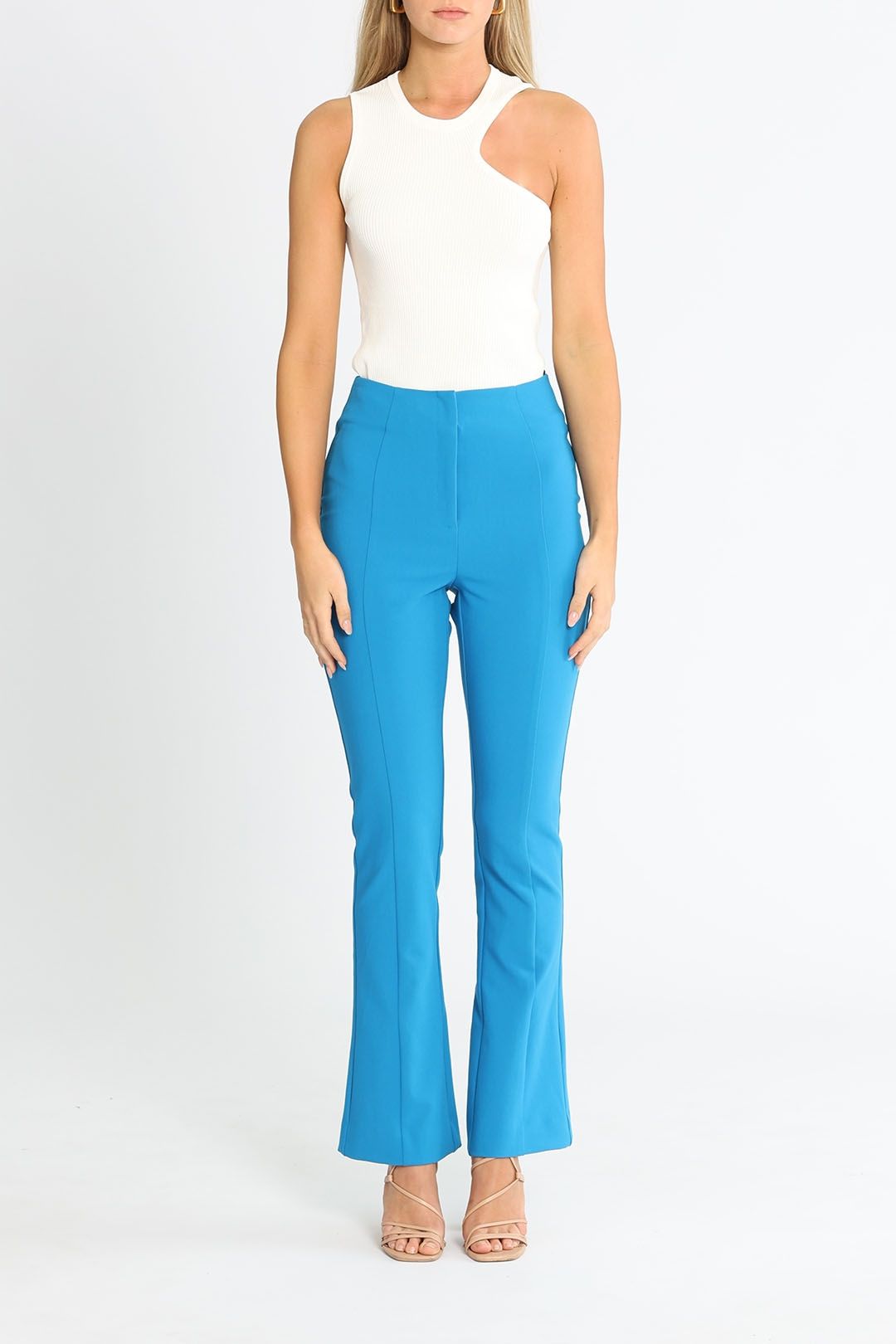 Cue Blue Flared Pant