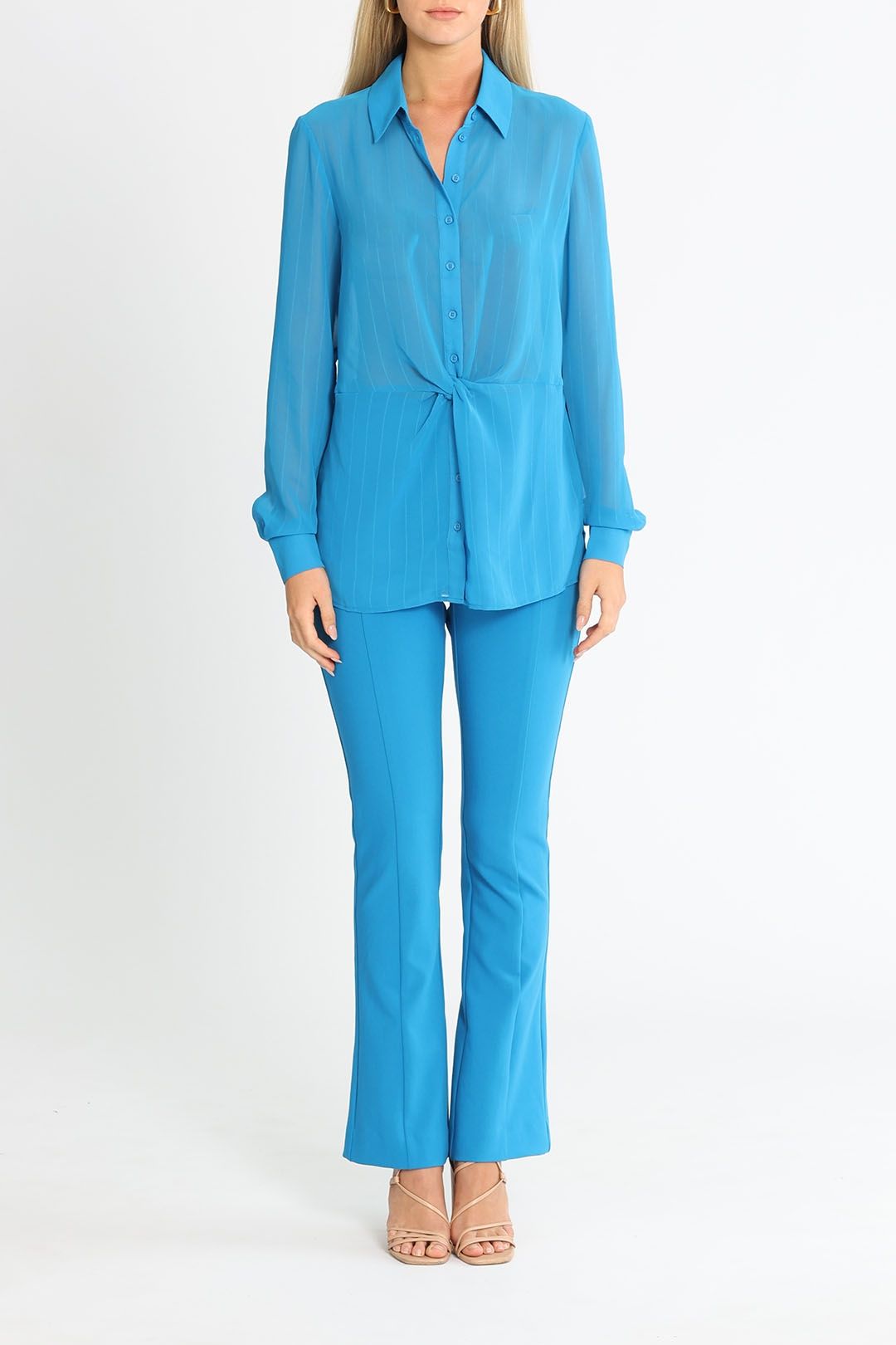 Georgette Reversible Knot Twist Top