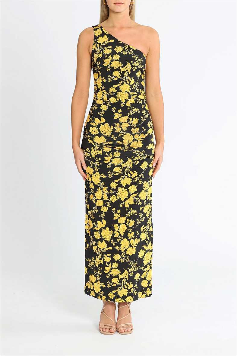Hire Floral Jersey Dress Cue GlamCorner
