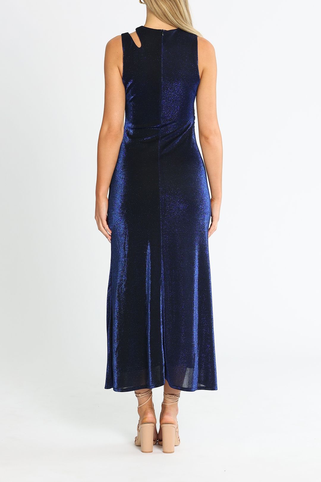 Ruched Mesh Midi Dress  Buy Dresses Online - Cue