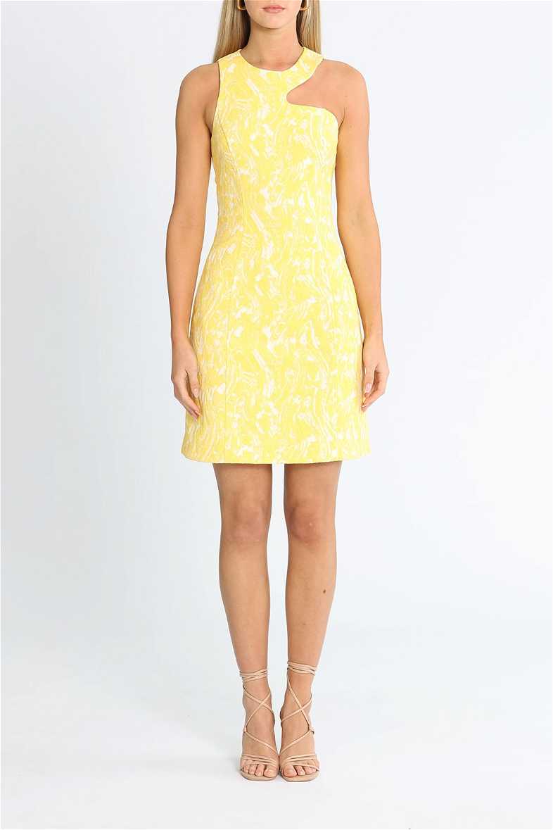 Moncur flounce deals short dress