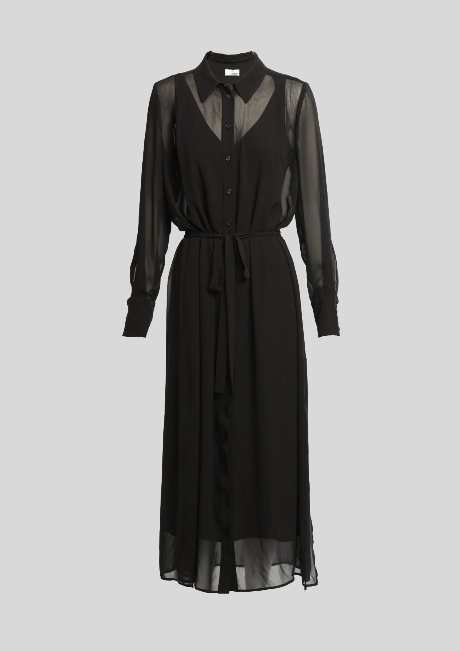 Buy Maxi Shirt Dress Black Cue GlamCorner