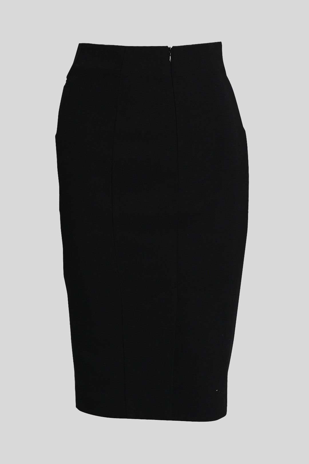 Black pencil skirt tailored 2025