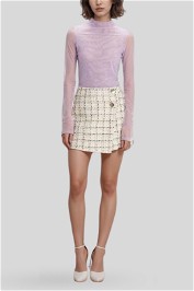 Cue Mini Tweed Skirt