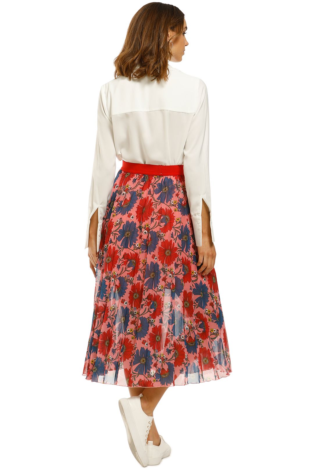 Side Pleat Skirt by Curate By Trelise Cooper for Hire GlamCorner