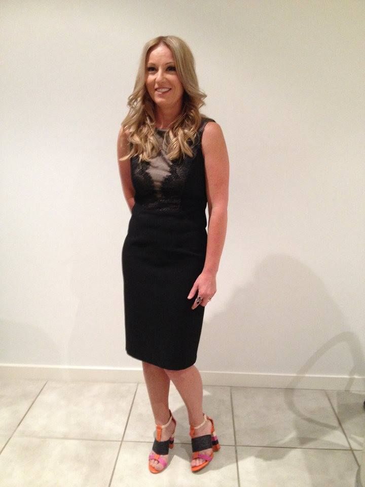 Jersey Lace Dress by David Meister for Rent | GlamCorner