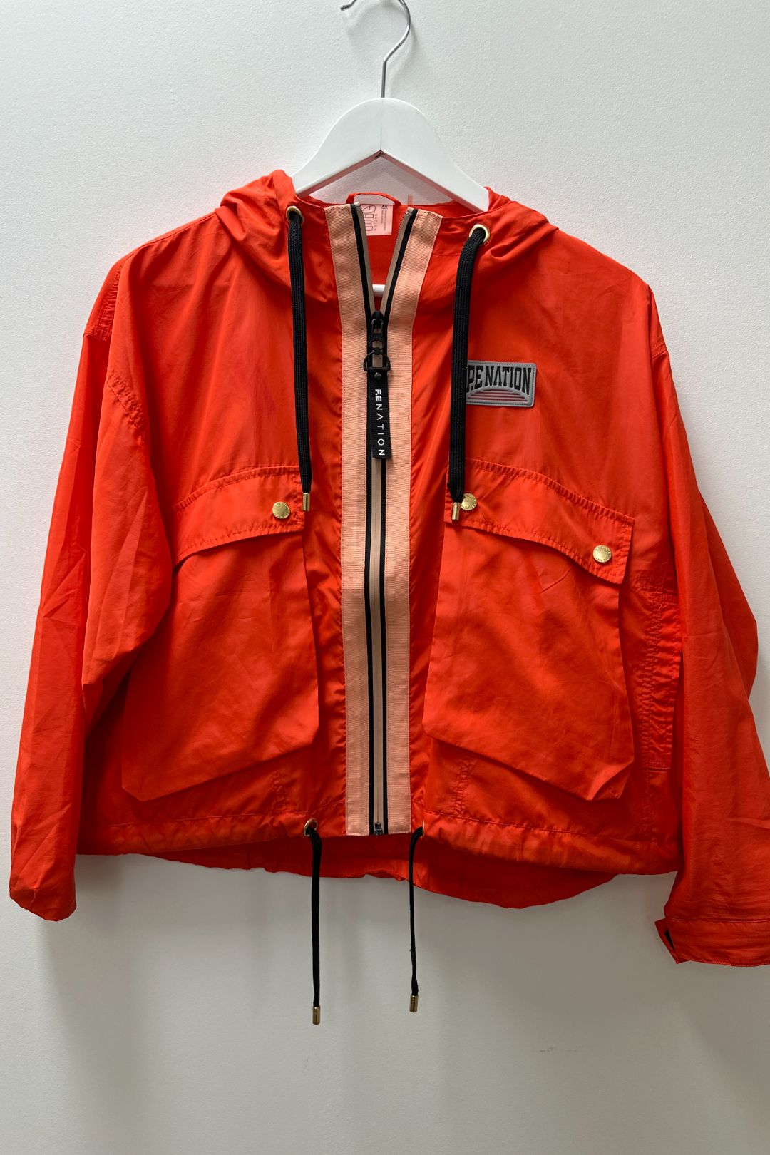 PE Nation Cutshot Jacket In Red