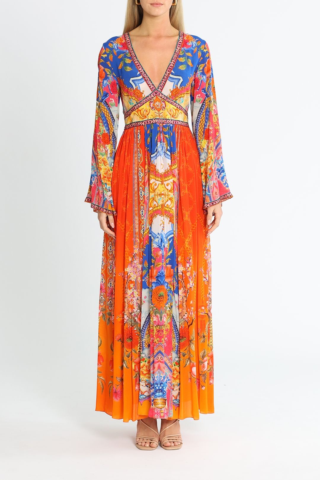 chinese dress ladies Carnival Days Printed Maxi Dress | Joe Browns