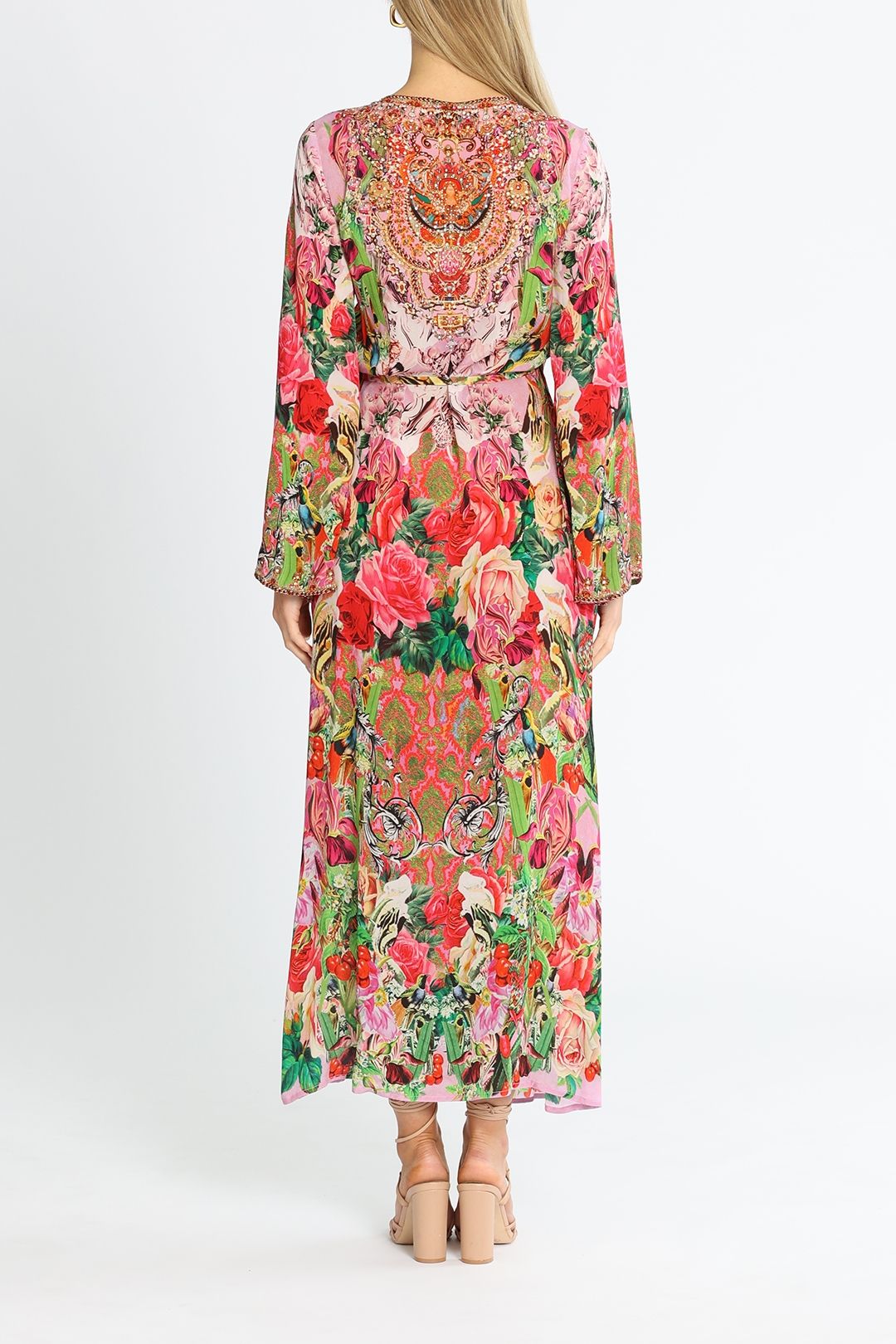 Hire Every Flower Blossoms Wrap Dress Czarina GlamCorner