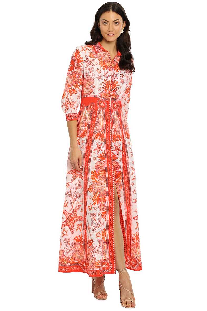 chinese dress ladies Christmas Wonderland | Red A-Line Dress