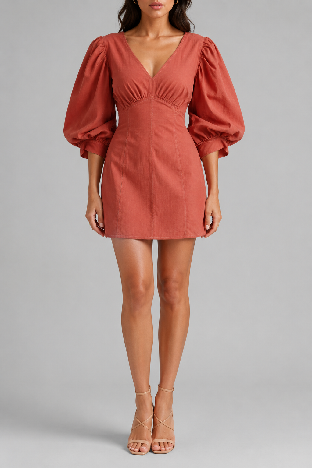 Daisy Says Lucy Dress Sunset Cotton Linen