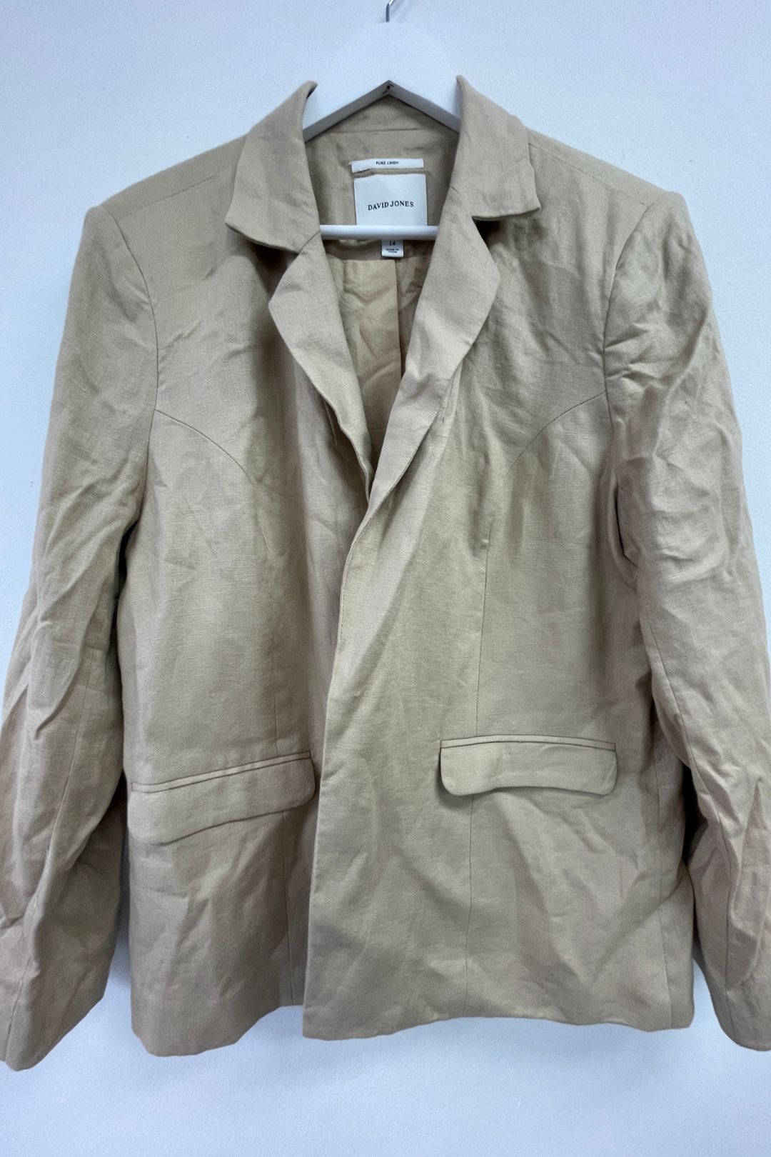 David Jones - Cream Tailored Blazer