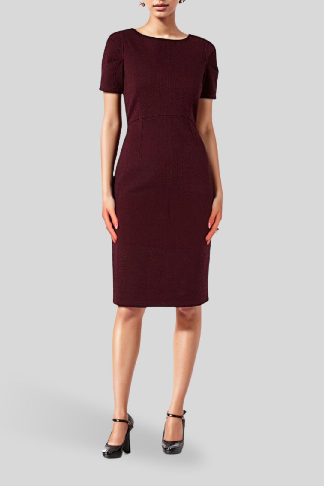 Beautiful maroon dresses best sale