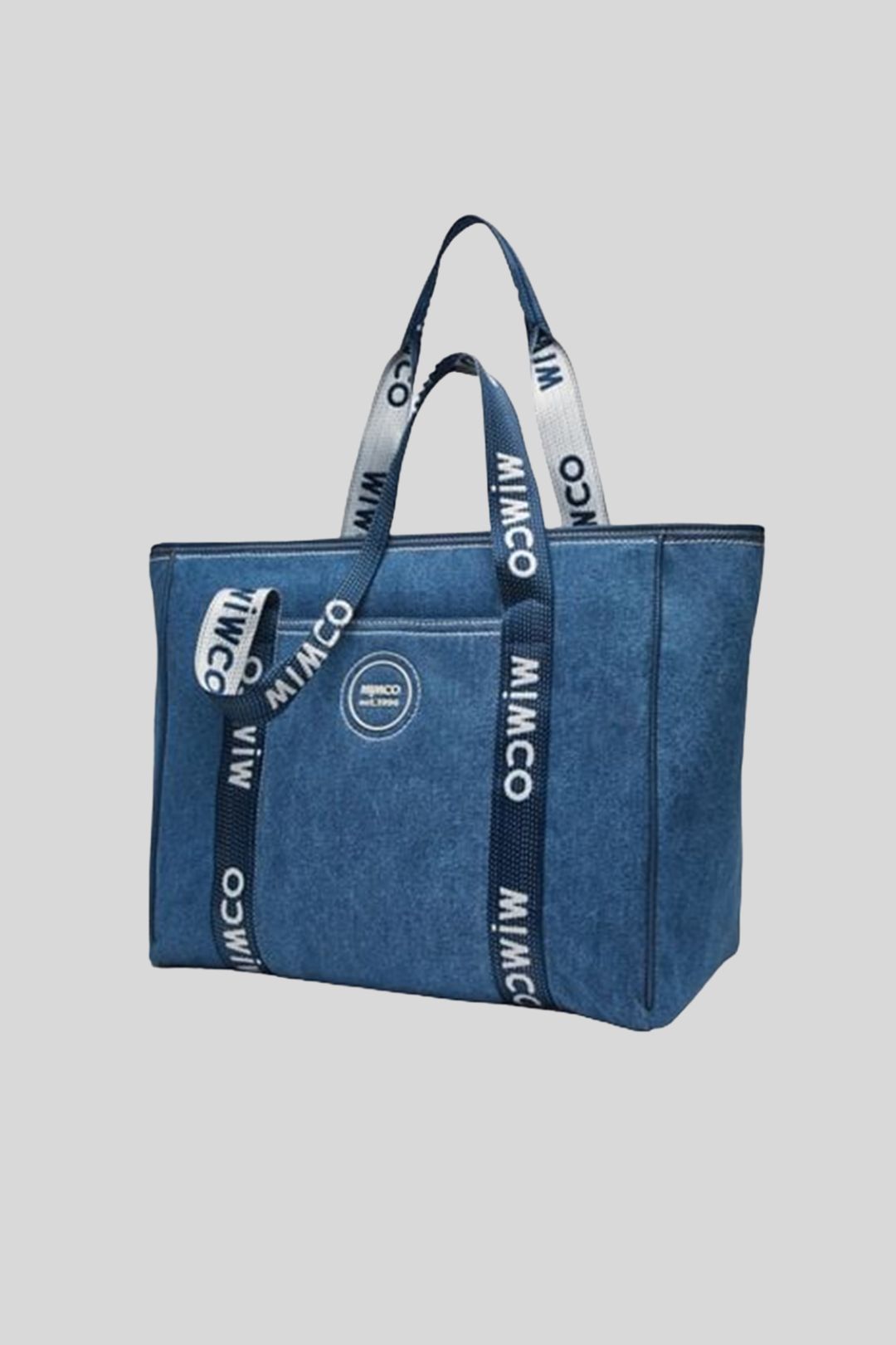 Buy Denim Est. 96 Tote in Blue Mimco GlamCorner