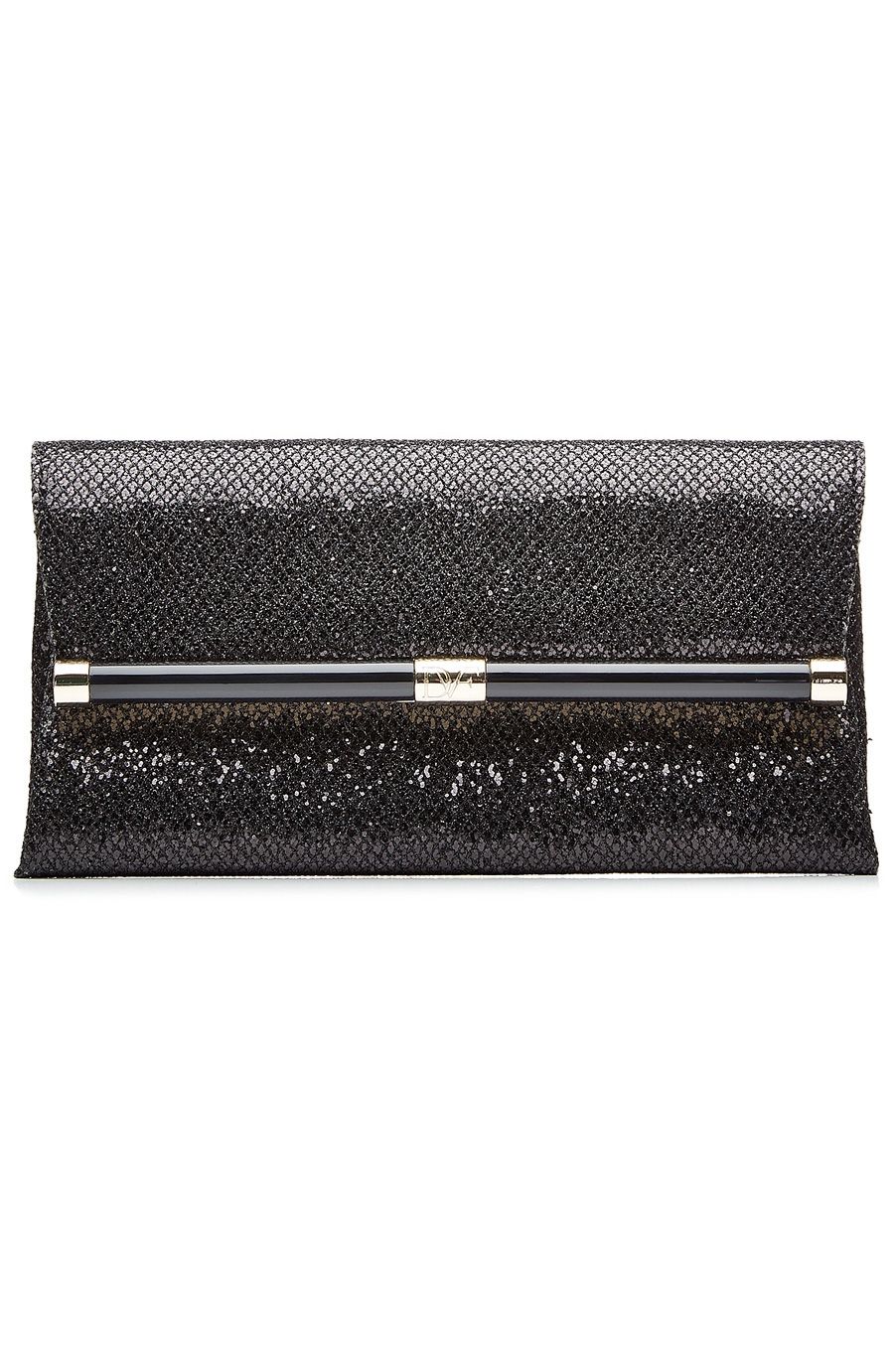 Envelope Glitter Clutch by Diane von Furstenberg for Rent