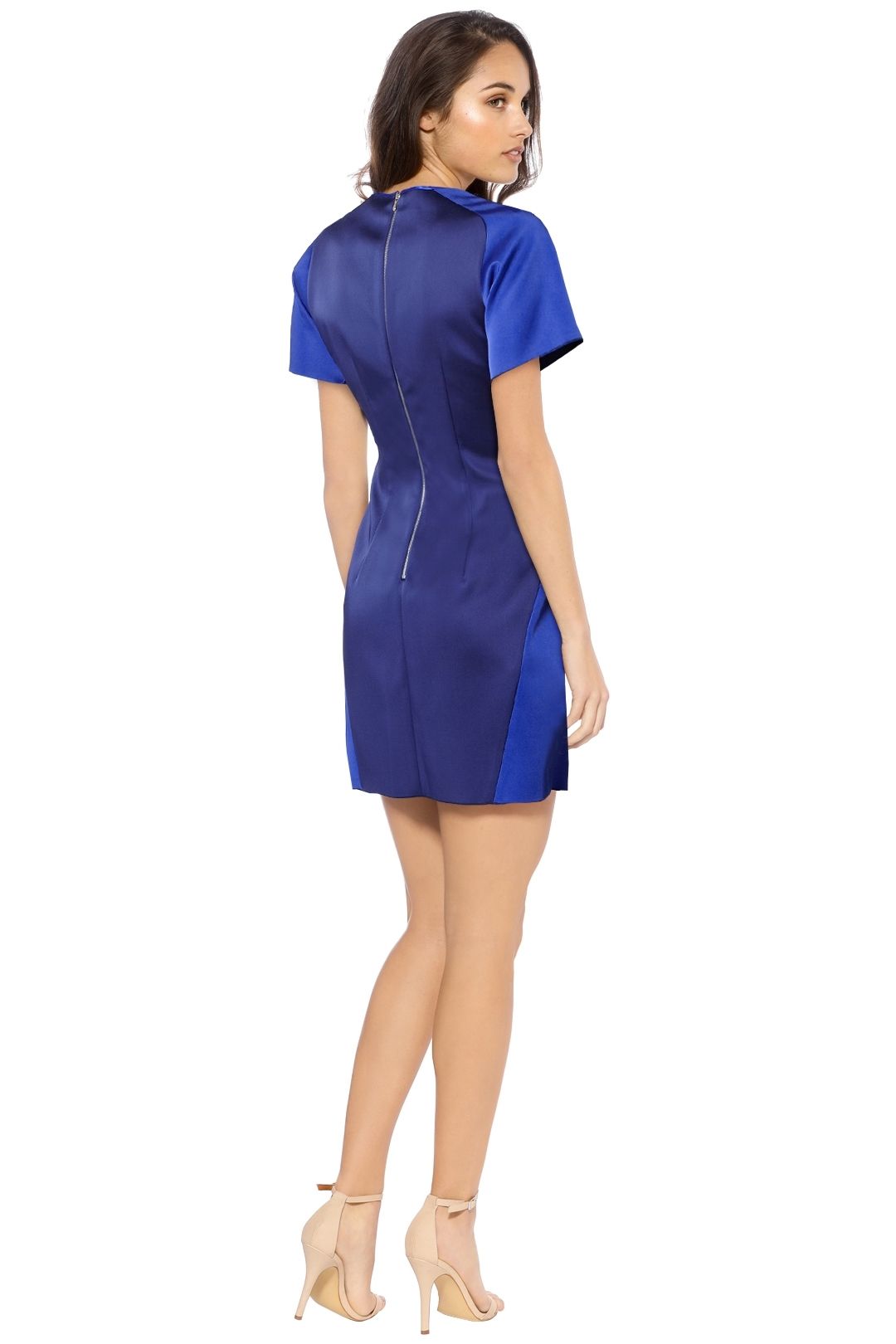 knee length dresses for ladies Evony Shirred Mini Dress Pink main image 0