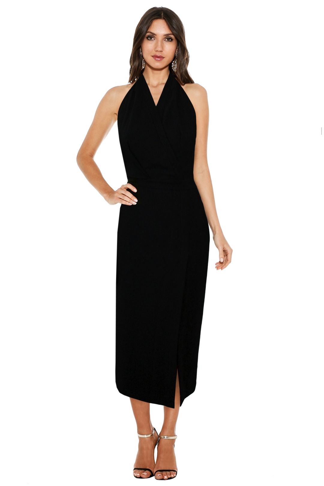 Soft Lace Dress in Black by Dion Lee Line II for Rent | GlamCorner