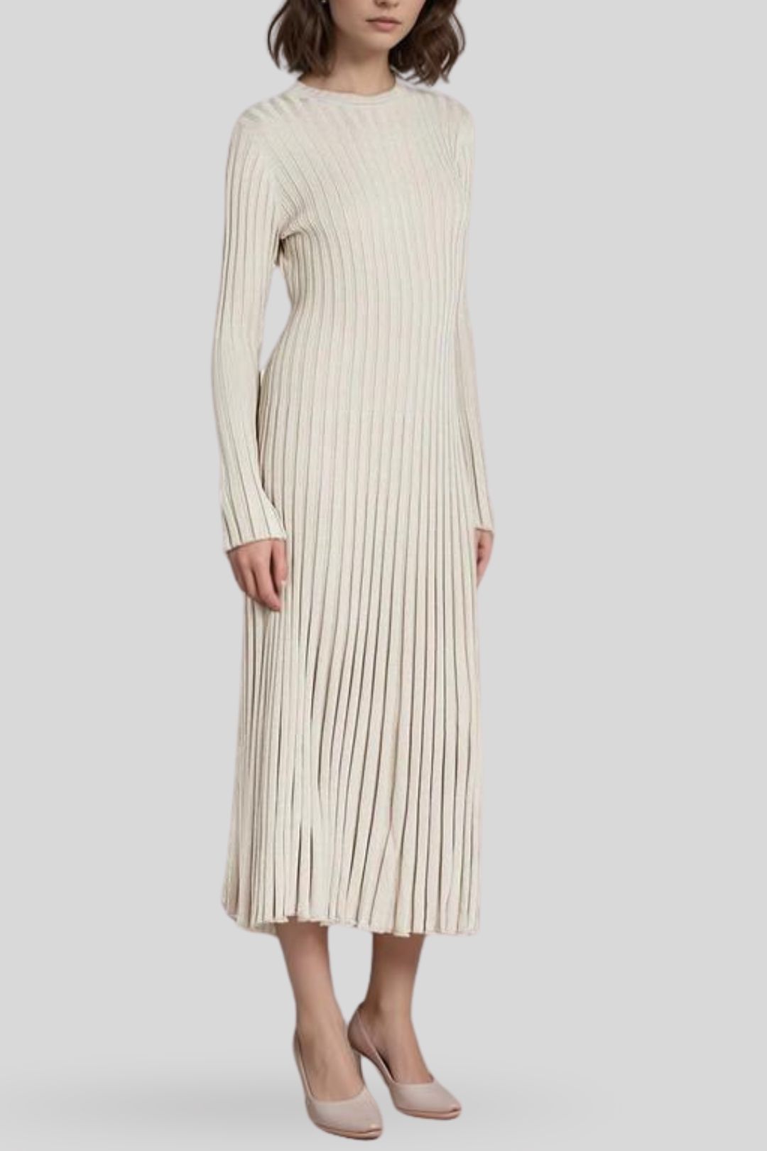 chinese dress ladies HAL BLACK LONG SLEEVE MIDI DRESS  DISSH