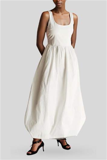 knee length dresses for ladies LIZZIE WHITE LAYERED LACE MIDI SKIRT