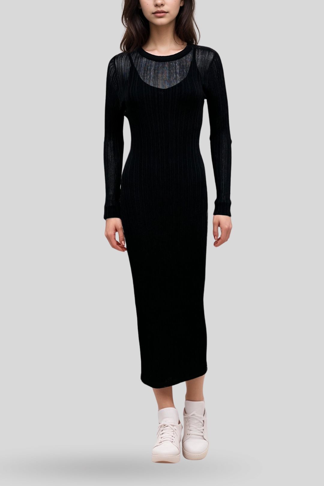 Designer Sheer Sleeve Dresses Rental Online