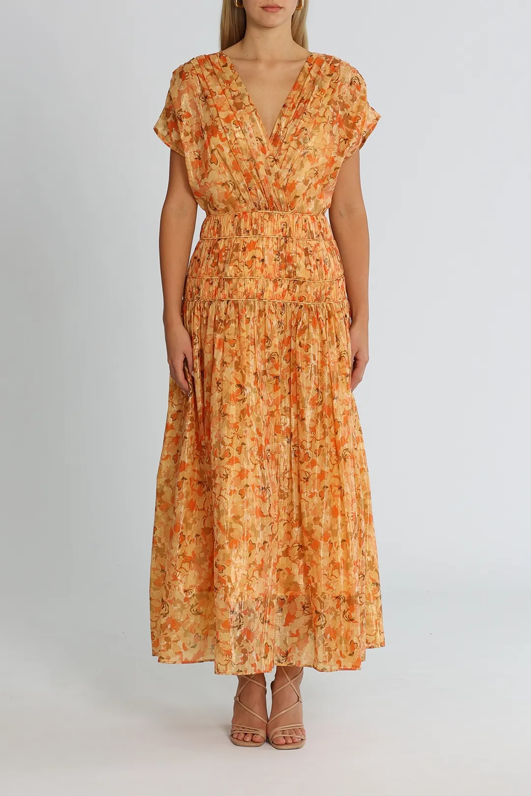 Peach Parfait Bicknell Dress by Acler available for hire.