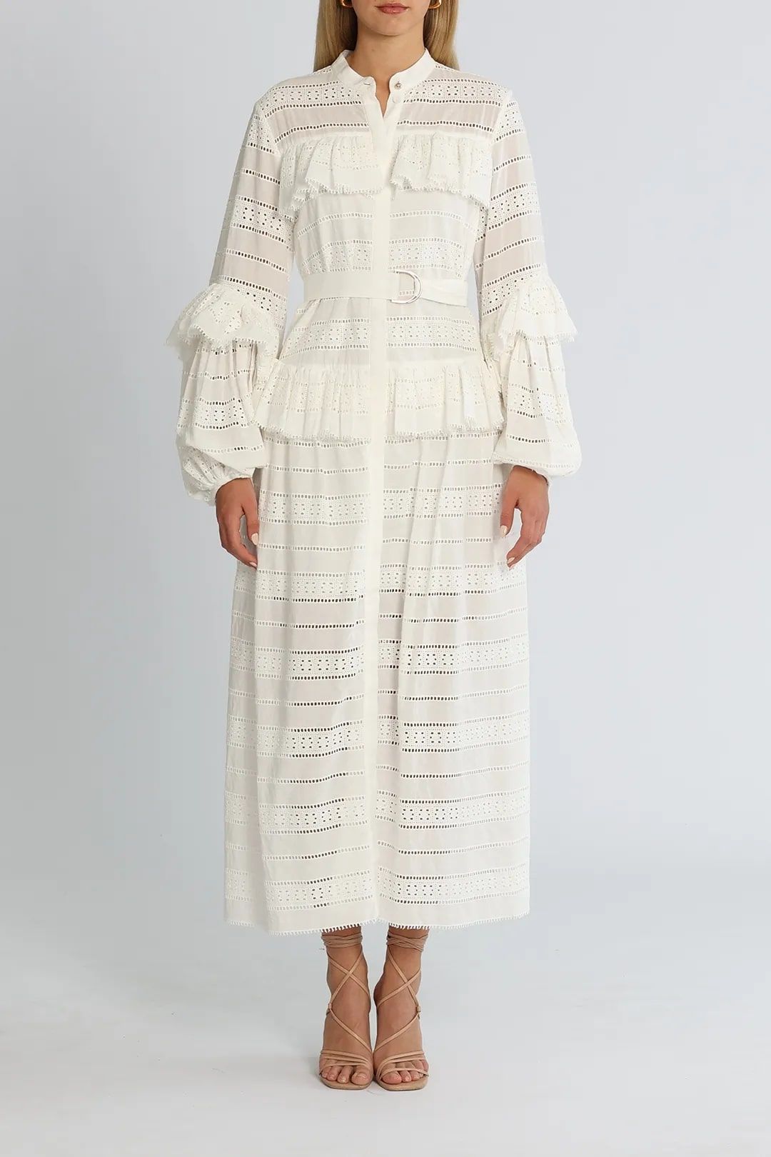 Acler Valentine Dress in Ivory, perfect for weddings, available for hire