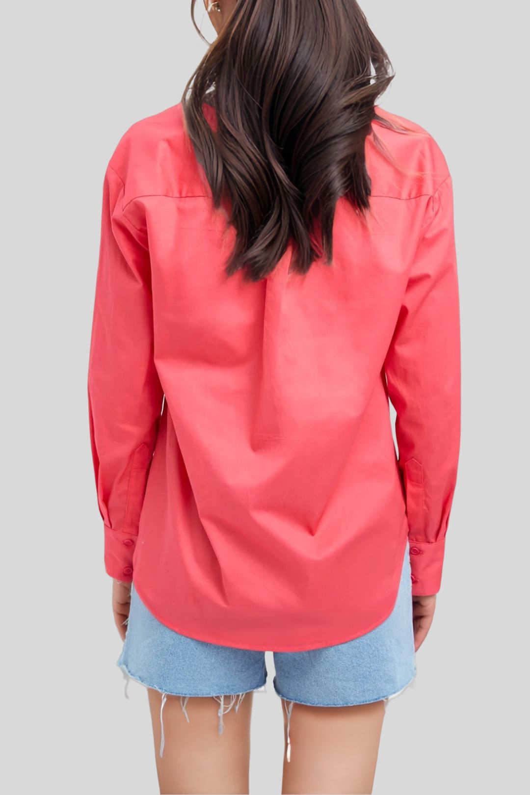 Dress Hire Casual Kookai  Monaco Sunday Shirt  Candy Red