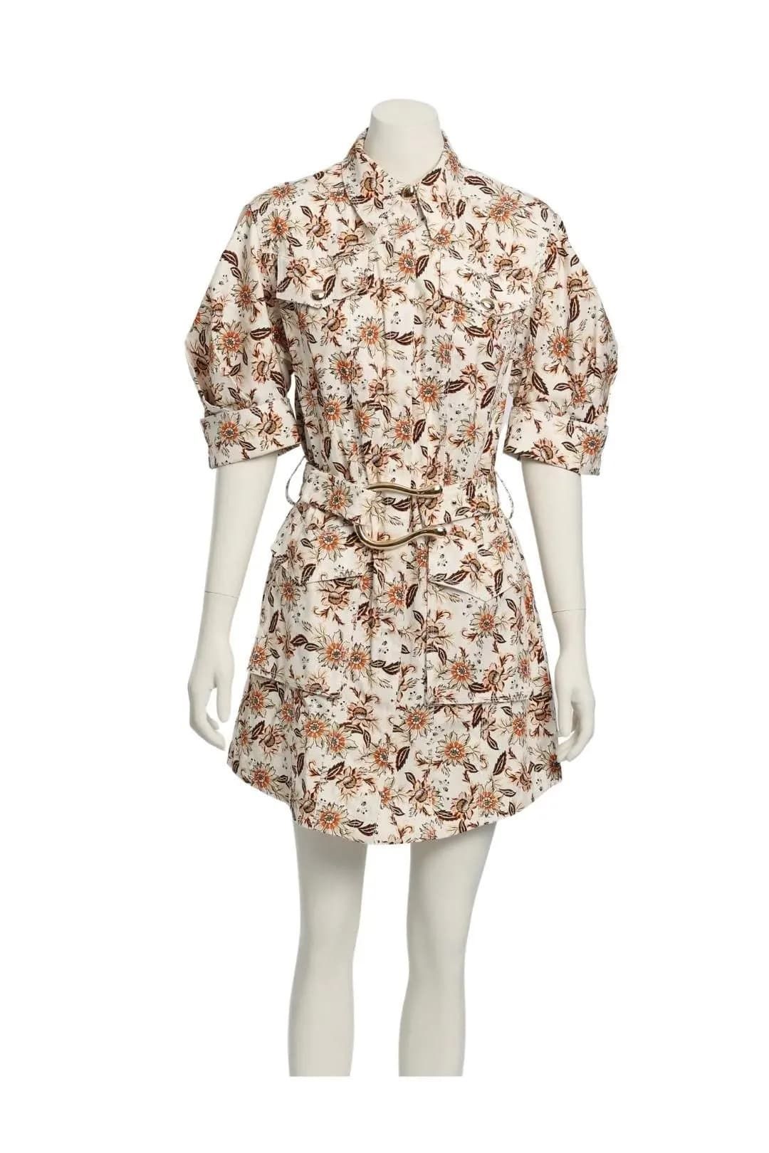 Ivory Print Willow Dress by Acler, perfect for casual outings