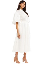 Hire Glebe dress in ivory for wedding guests.
